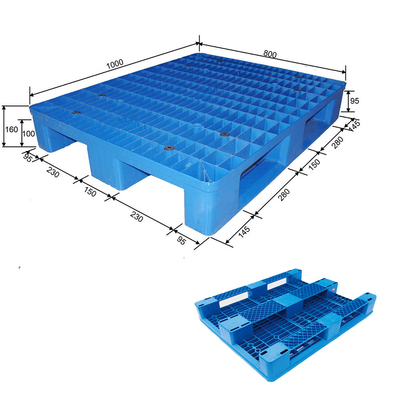 resistente de humedad plástico apilable del HDPE de la plataforma 1000x800 para médico