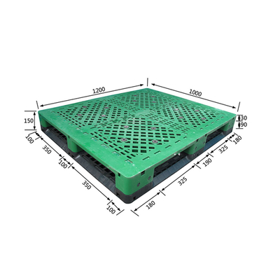 Verde reciclado moldeó las plataformas plásticas que el HDPE moldeo por inyección las plataformas