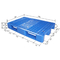 Plataformas plásticas del reversible azul marino del HDPE superficie de 1200 x 800 rejillas