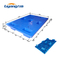 Plataforma plástica de la plataforma del HDPE de la sola manera azul plástica resistente de la cara 4