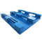 Plataforma encajable resistente azul de las plataformas euro del HDPE del transporte