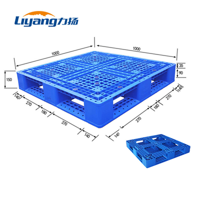 El HDPE azul que enviaba las plataformas plásticas moldeo por inyección las plataformas plásticas