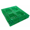 4 plataformas encajables verdes del HDPE del tormento de Warehouse de las plataformas plásticas euro de la manera