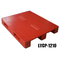 Plataformas plásticas reforzadas de acero del SGS de plano del HDPE de las plataformas plásticas rojas del top
