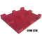 Rojo anti de las plataformas del HDPE del impacto de la Virgen plástica de encargo de la plataforma del SGS