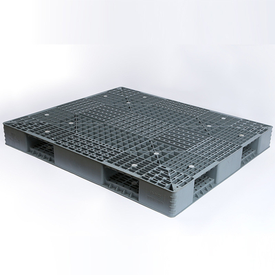 Plataforma plástica soldada con autógena apilable resistente del euro reversible de Warehouse de la plataforma plástica 1400*1200 en venta