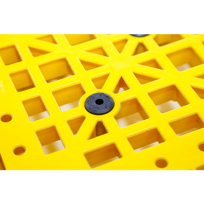 Plataforma plástica resistente roja azul industrial 1200X1000 apilable del euro verde del HDPE
