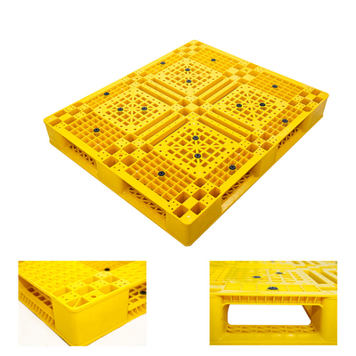 Plataforma plástica 1200X1000X150m m del HDPE del euro de cuatro terminales grande resistente de la entrada